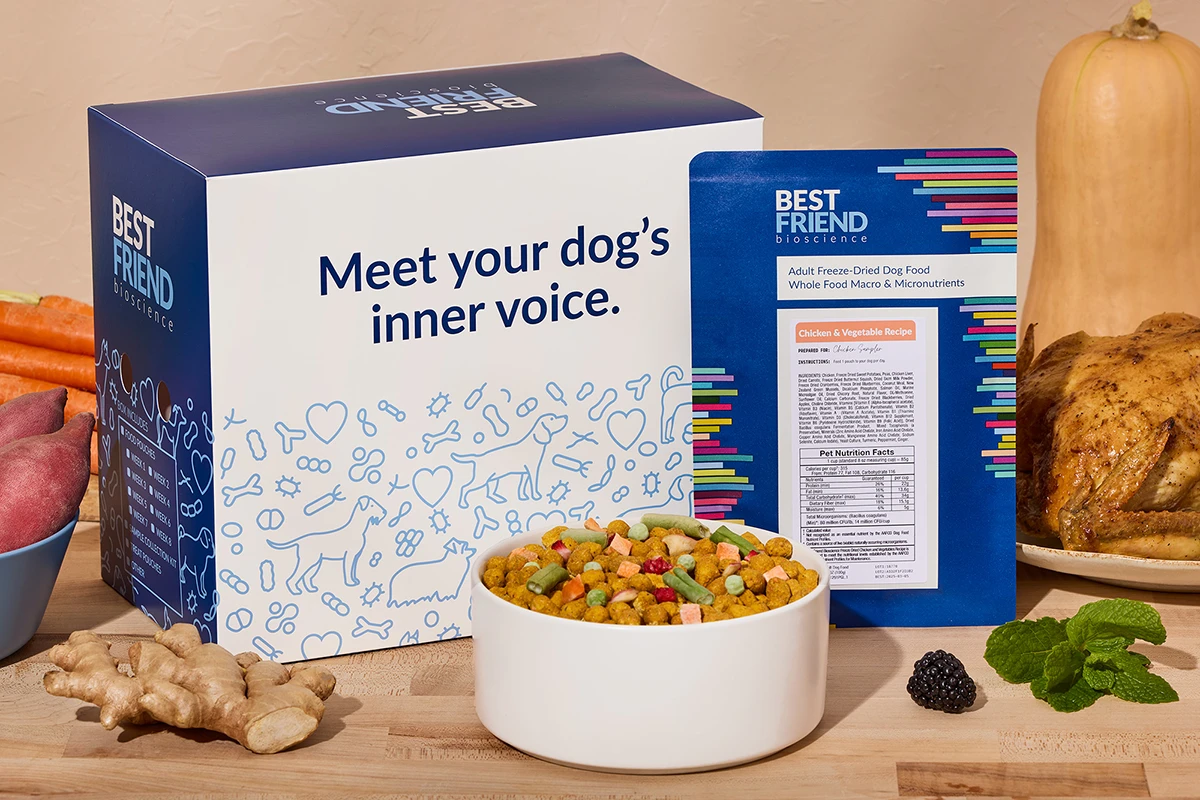 Chicken and vegetables- Premium freeze-dried dog food