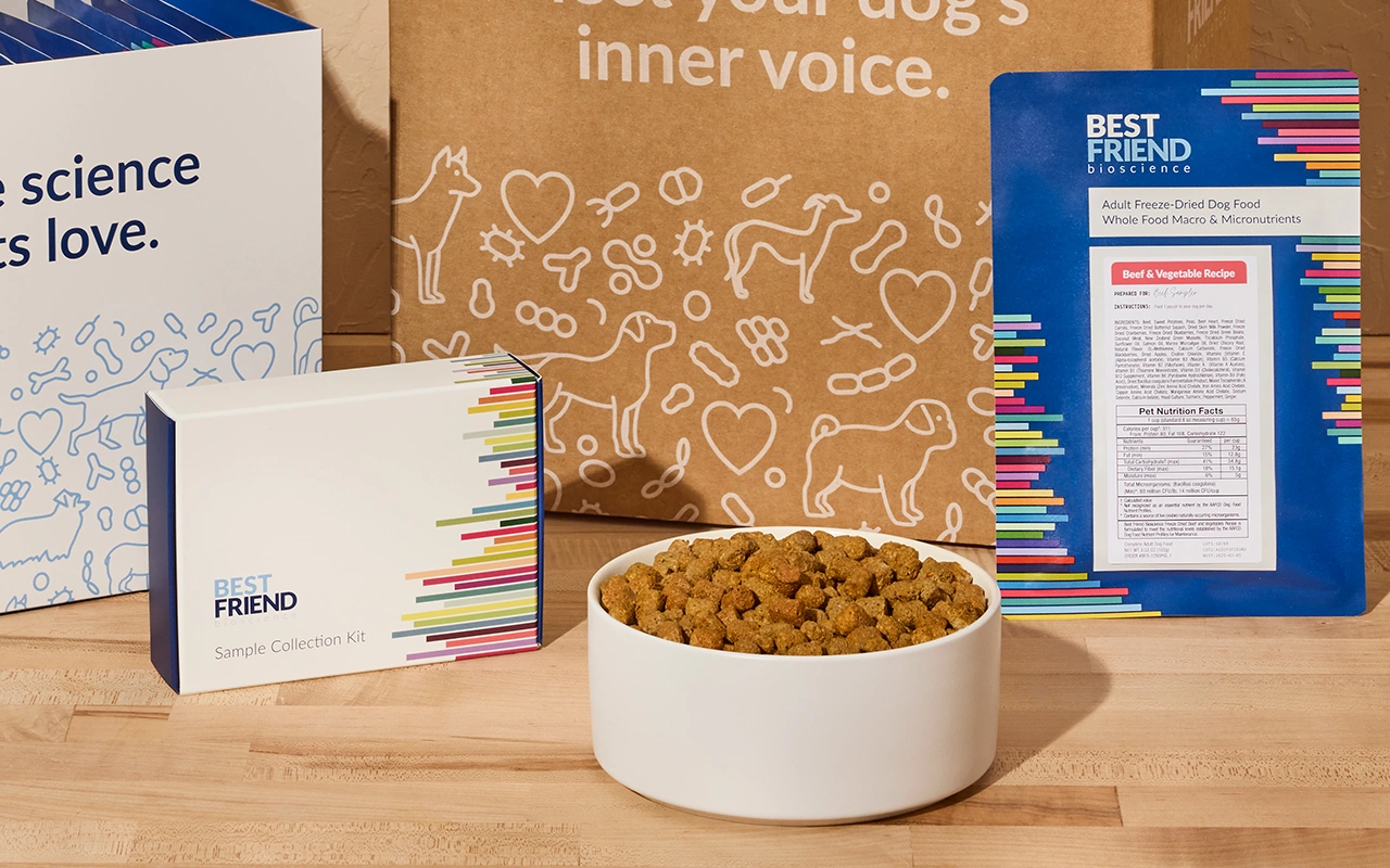 Premium freeze-dried meals with targeted gut health support